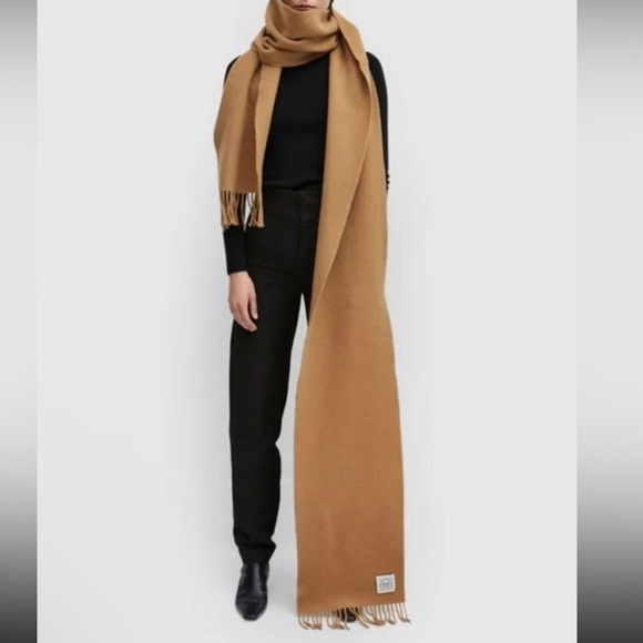 Toteme Accessories - NWT TOTEME Classic wool scarf in camel| Gift| Layering | Thanksgiving